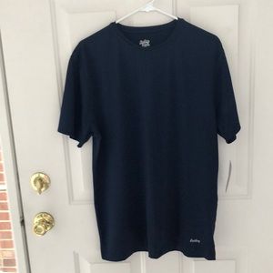 East Bay men’s large navy dry fit type material